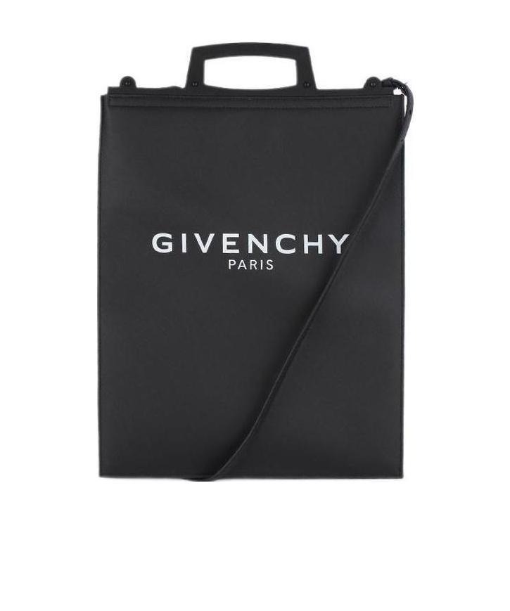 Givenchy Logo Shoulder Bag In Black