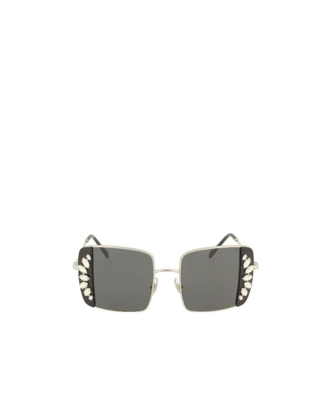 Miu Miu Square Sunglasses In Gray