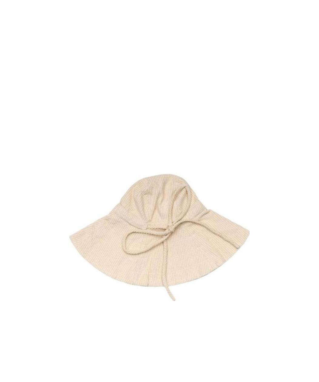 Kimhēkim Anna Cotton Corduroy Hat In Nude