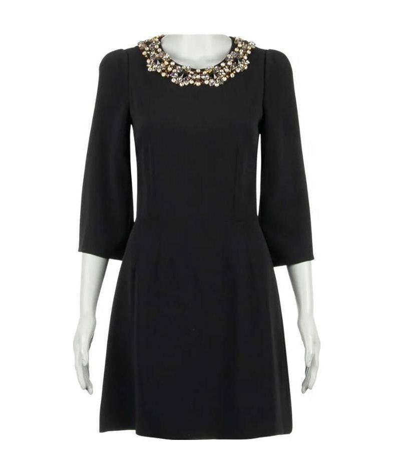 DOLCE & GABBANA ROUND NECK DRESS