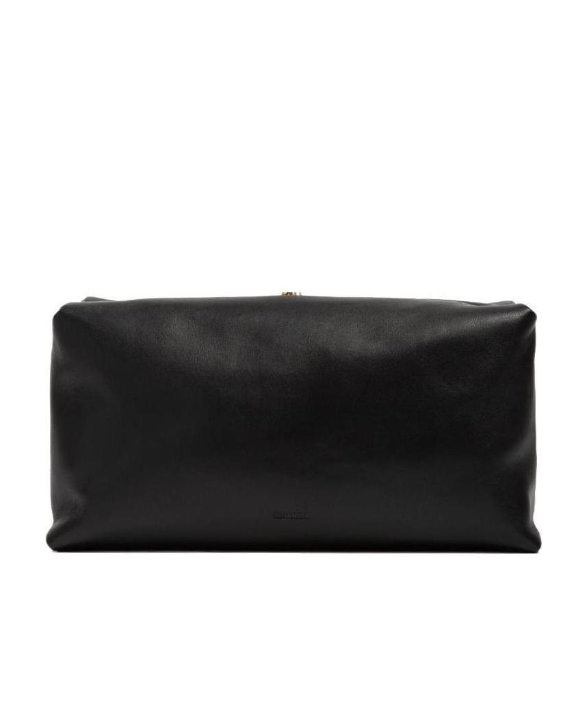 JIL SANDER RECTANGULAR ZIPPED CLUTCH 