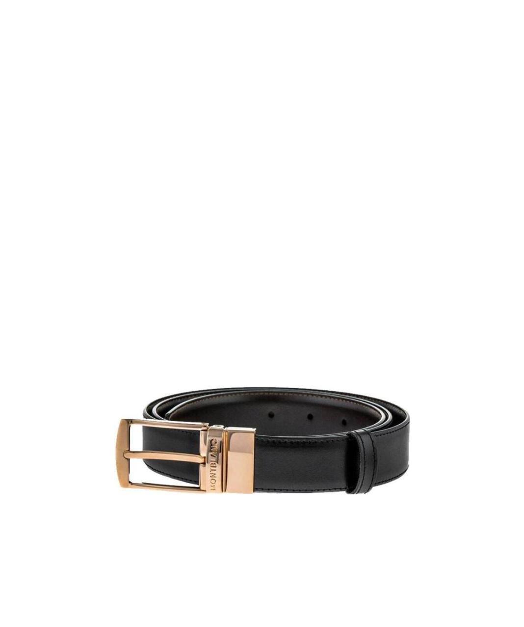 Montblanc Logo Belt In Black