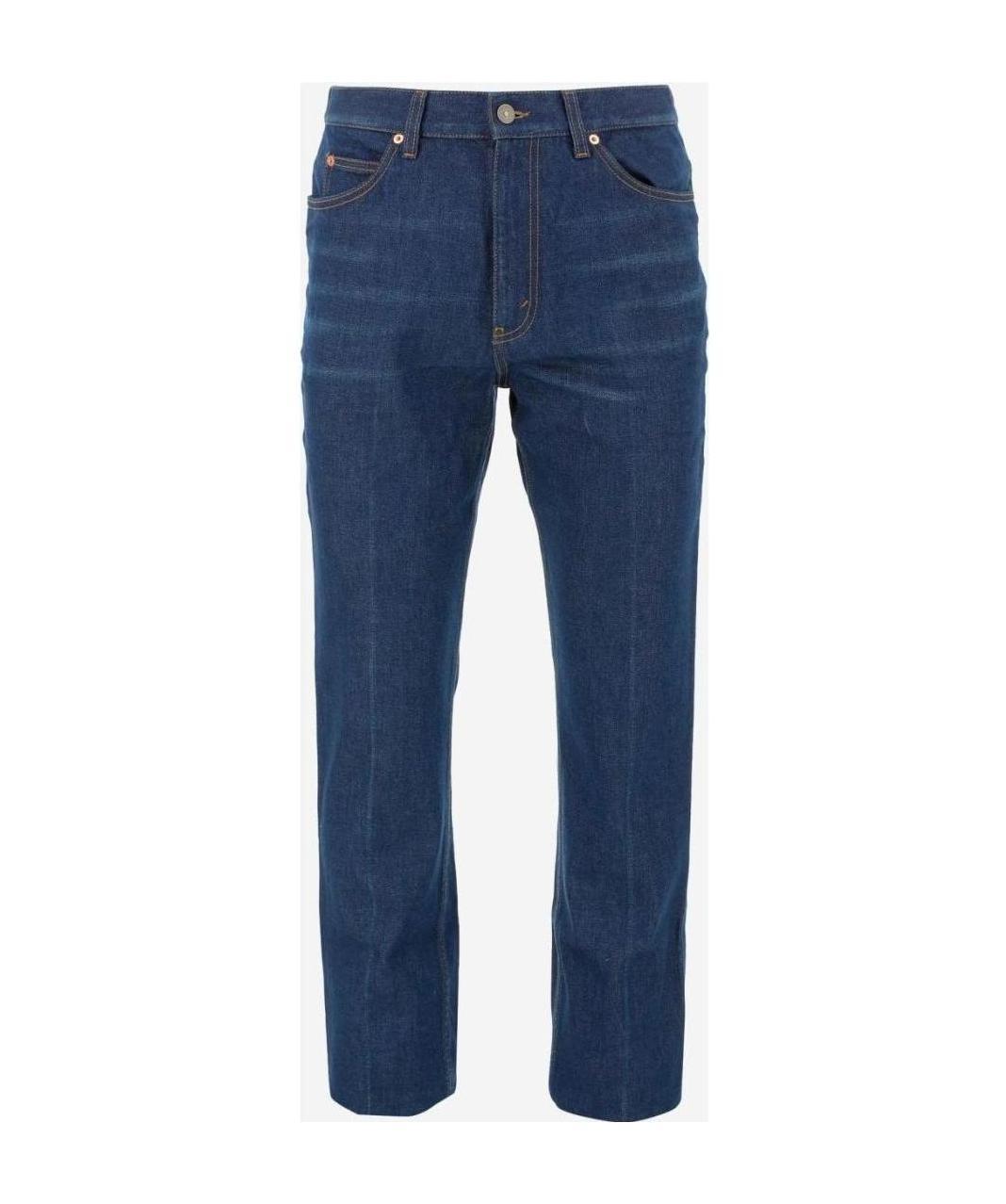 Gucci Eco-washed Organic Straight-leg Jeans In Blue