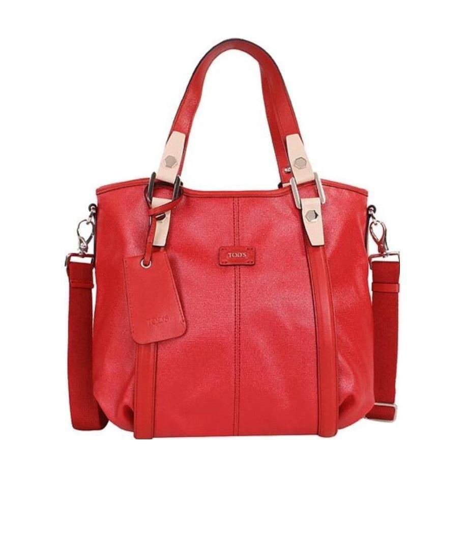 TOD'S DOUBLE HANDLE AND ONE SHOULDER BAG 