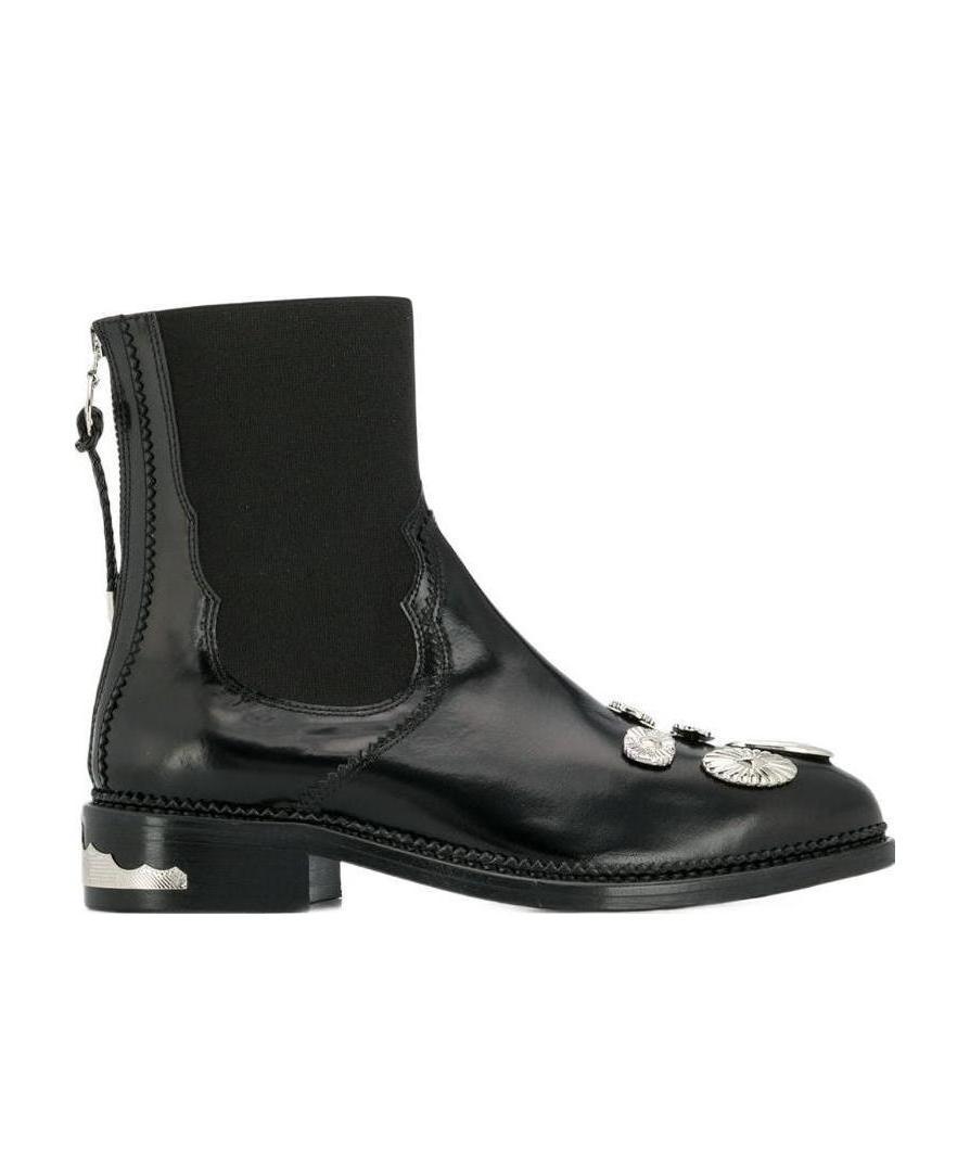 Toga Chelsea Boots In Black