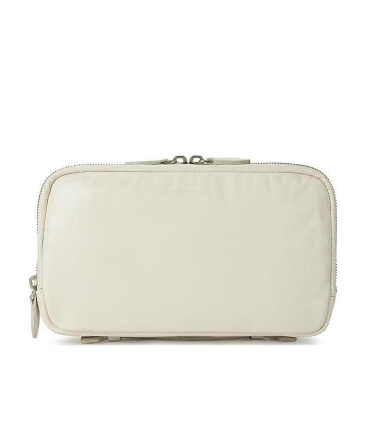 Emporio Armani Logo Details Handbag In White