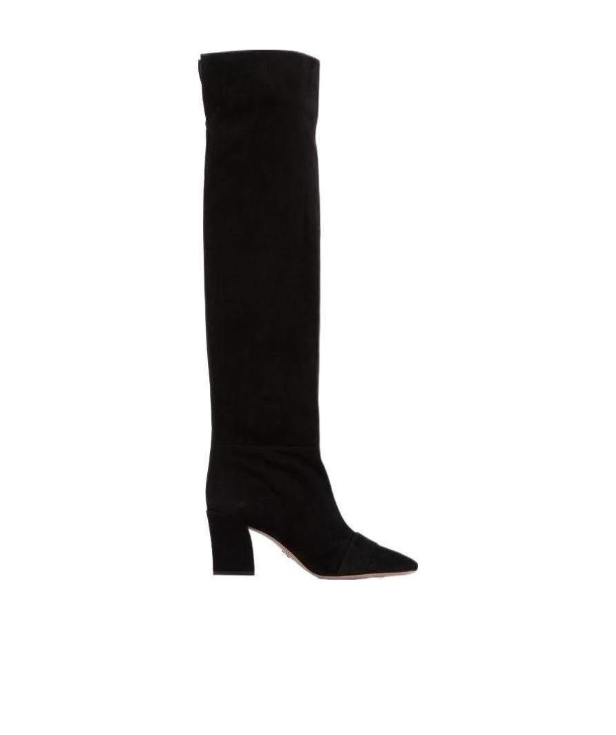 Dior Pointy Boots In Black