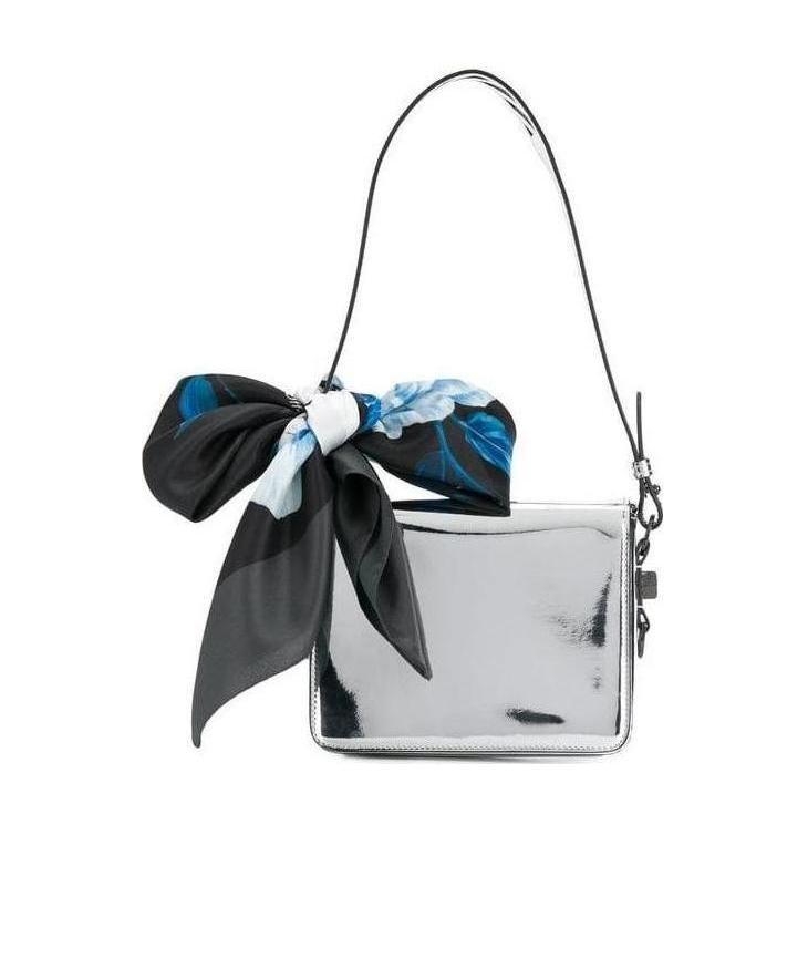 Off-white Mirror Cross-body Bag In Multicolor