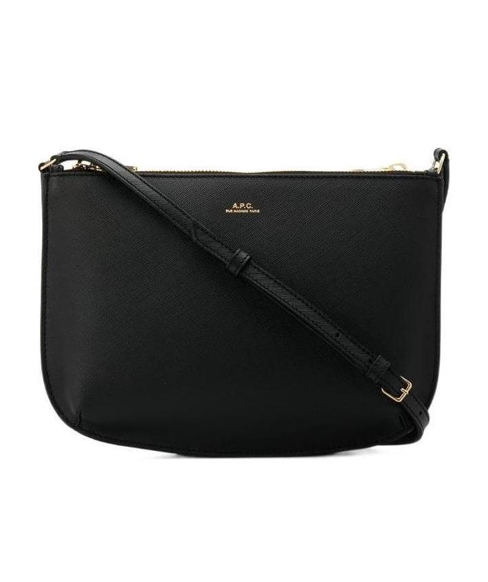 Apc Sac Geneve Mini Cuir Smooth Leather In Black