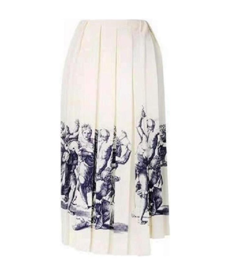 CELINE PRINTED PATTERN SKIRT 