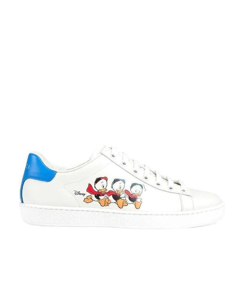 Gucci X Disney Ace Leather Sneaker In Multicolor