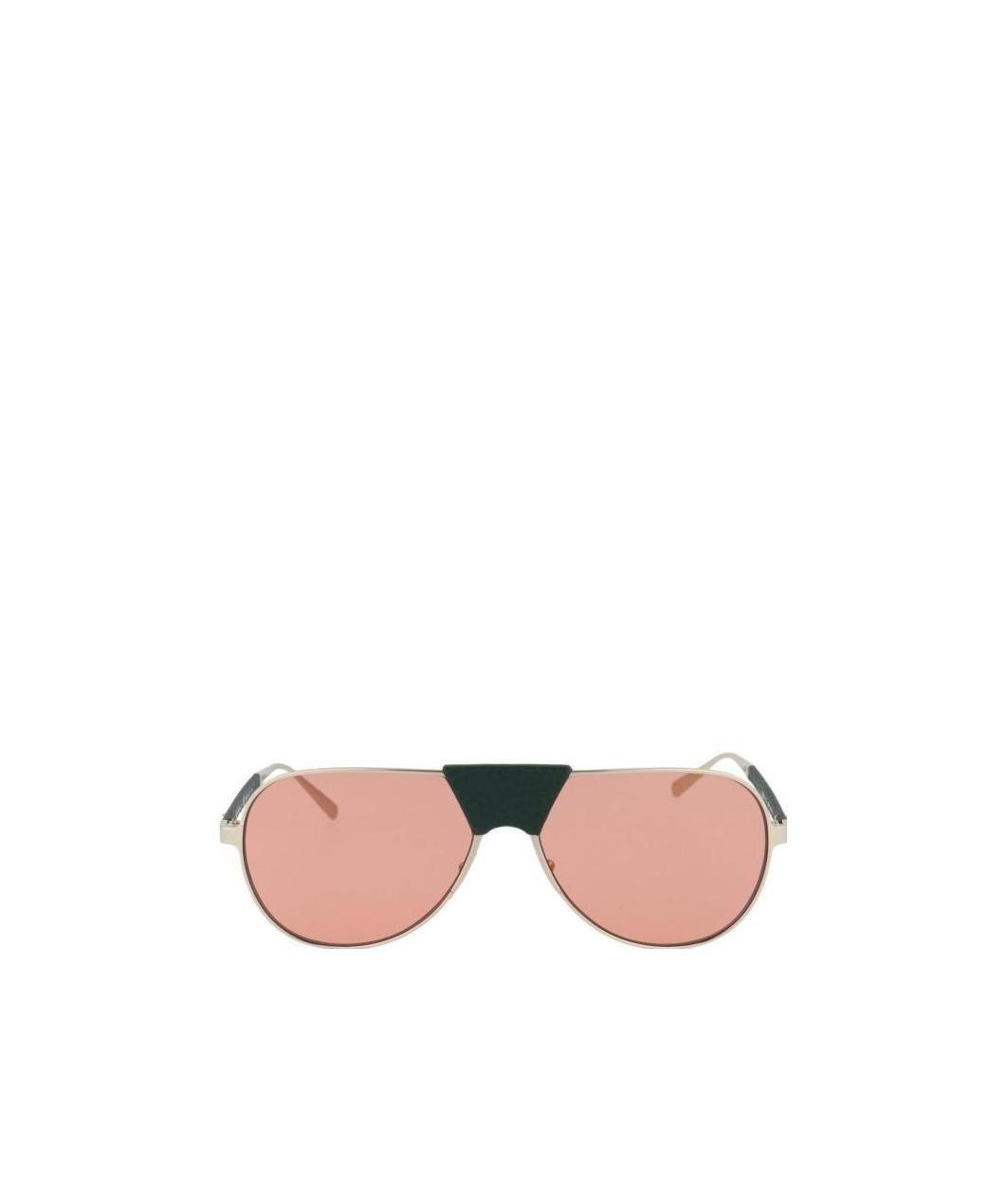 Ferragamo Light Gold Metal Sunglasses In Neutral