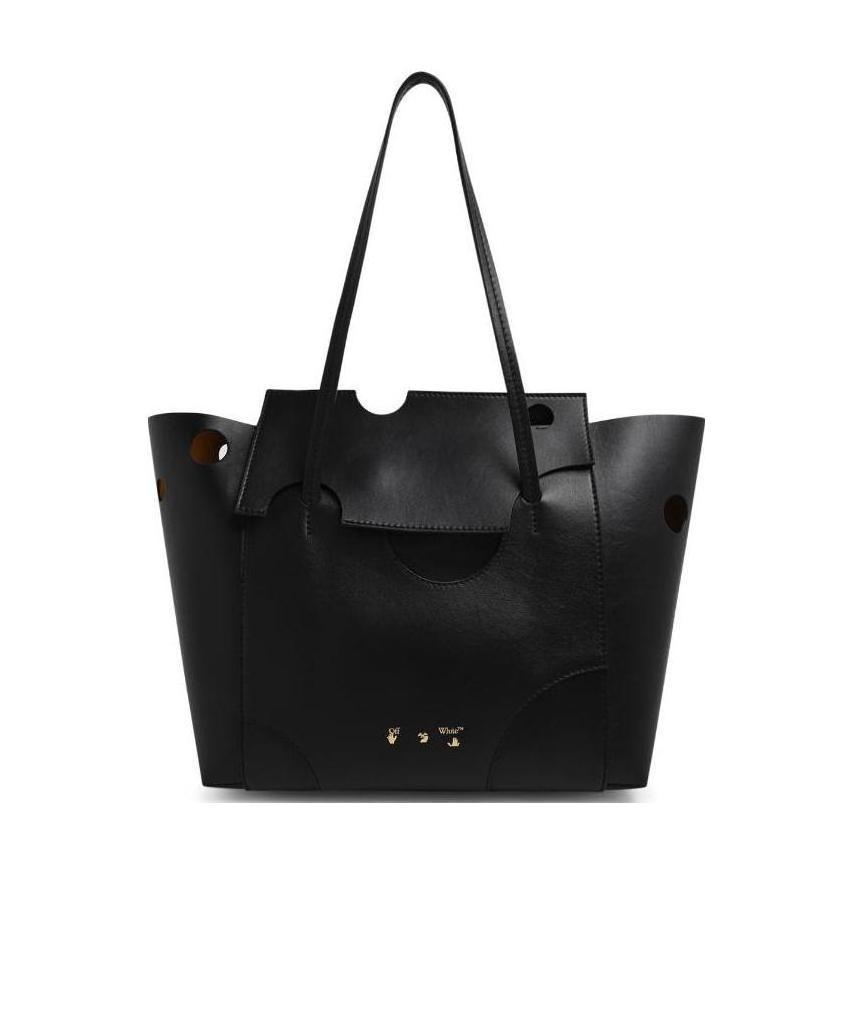 Off-white Burrow-38 Tote Bag In Black
