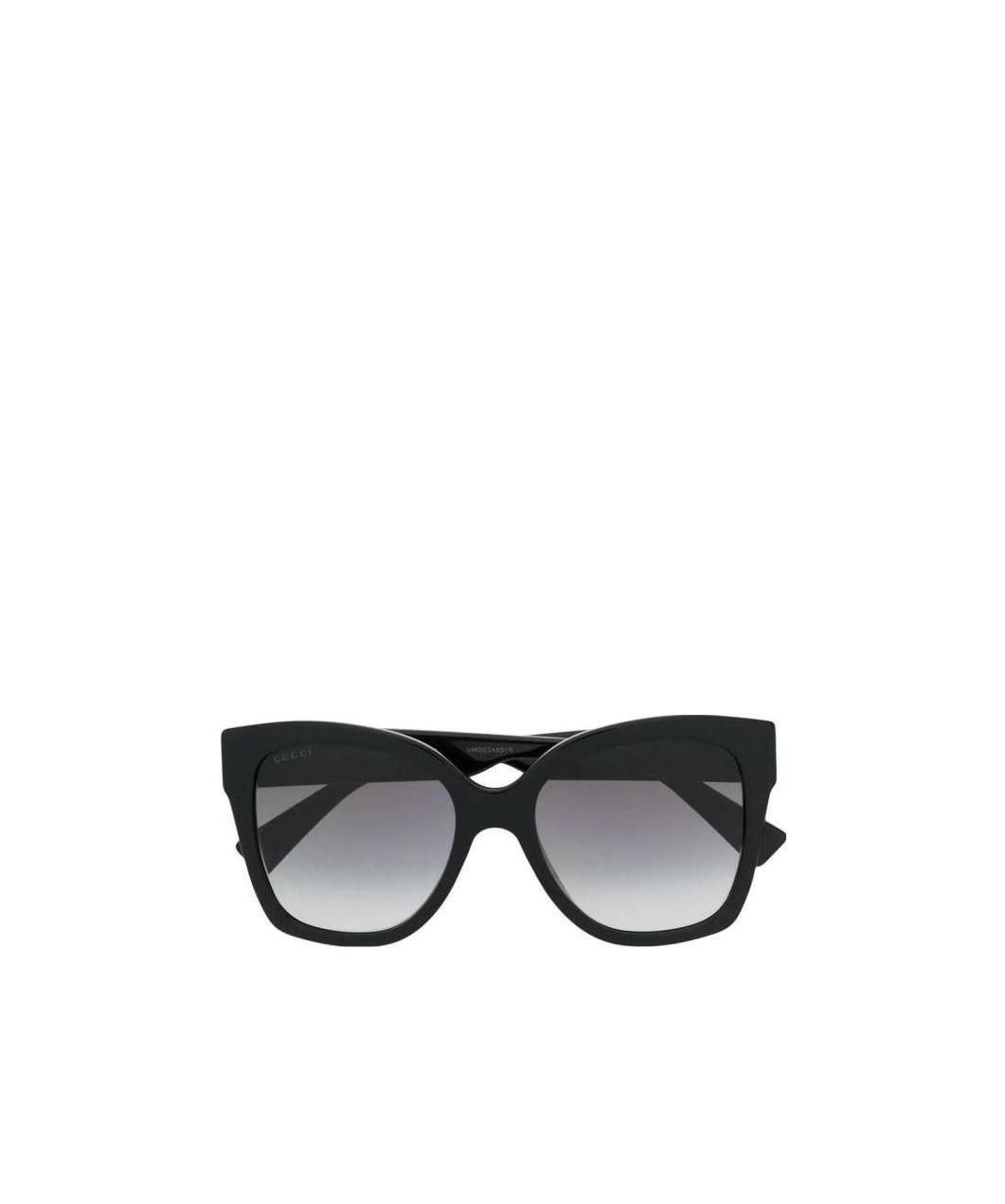 Gucci Eyewear Butterfly Sunglasses In Black