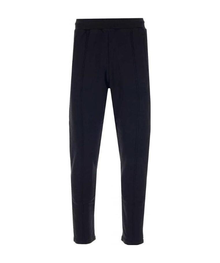 Golden Goose Black Doro Star Collection Jogging Pants With Tone-on-tone Star On The Front In Black