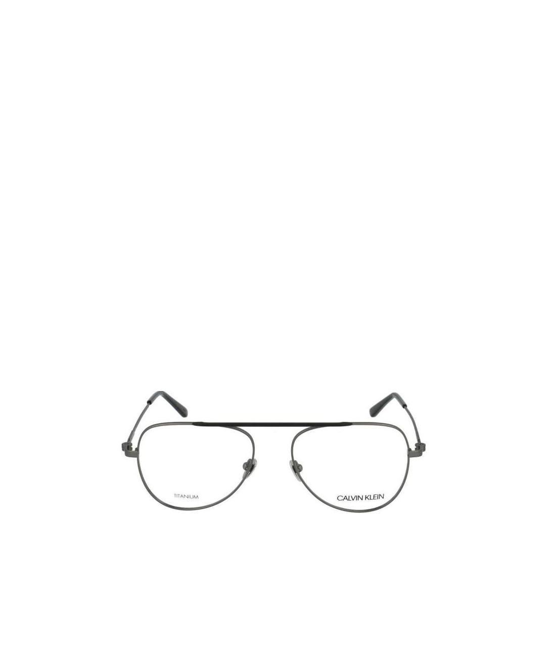 Calvin Klein Logo Flat Mirror In Gray
