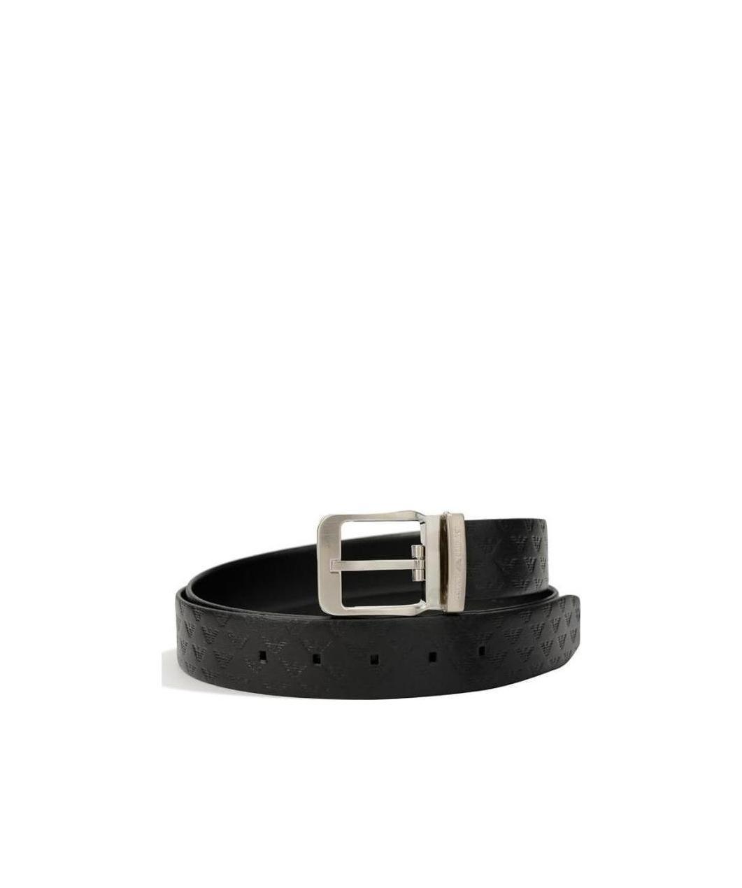 EMPORIO ARMANI LOGO ENGRAVING BELT