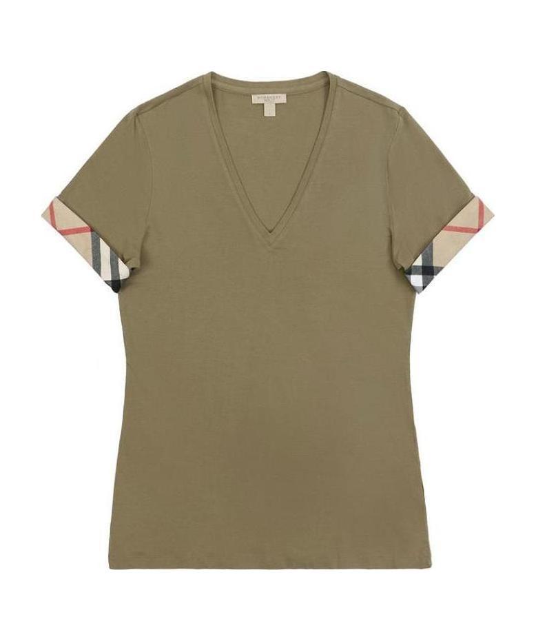 Burberry Short-sleeved T-shirt In Green