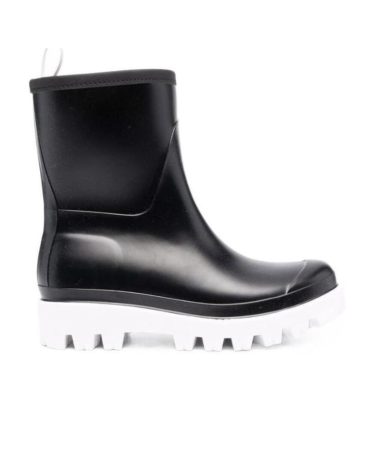 Gia Couture Ankle Boots In Black