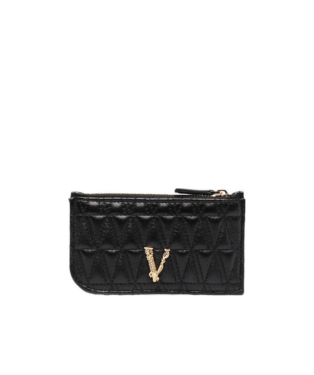 Versace Virtus Quilted Cardholder