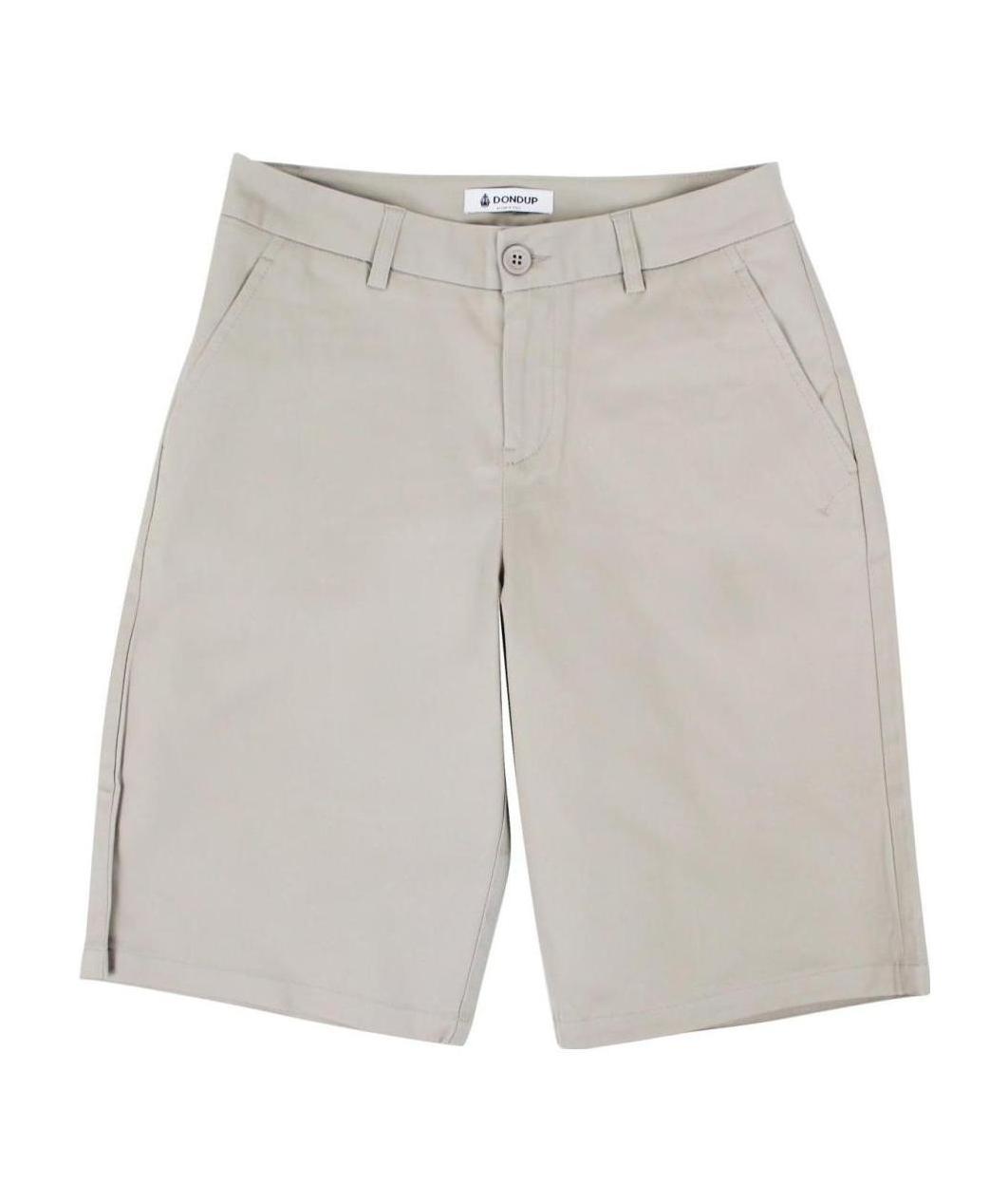Dondup Bambino Bermuda Gaubertino Sabbia In Cotone In White