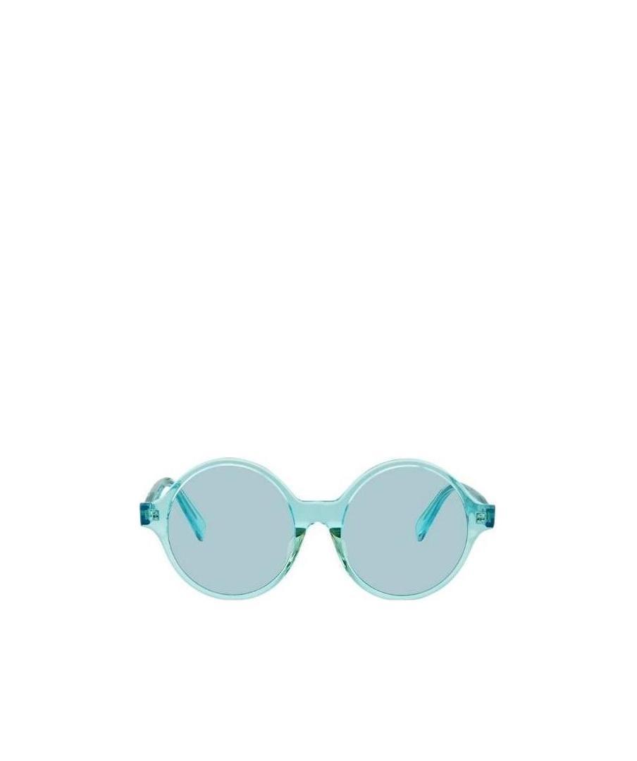 Celine Logo Logo Sunglasses In Blue