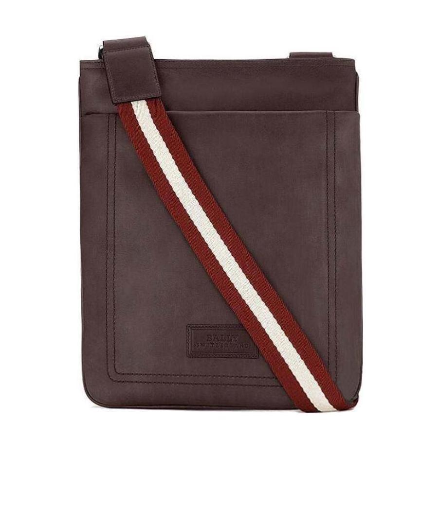 Bally Logo Shoulder Bag In Brown
