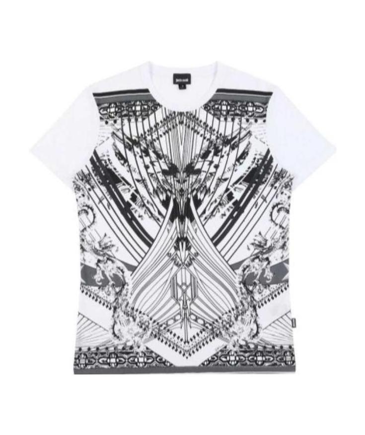 Just Cavalli Printed T-shirt In White