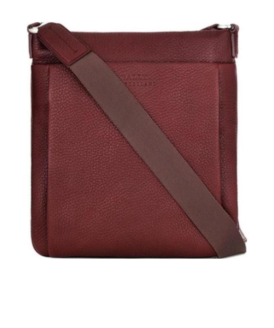 Bally Logo Details Satchel In Red