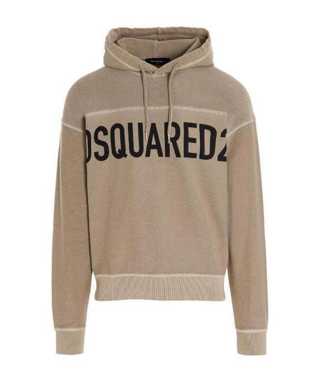 Dsquared2 Branded Sweatshirt In Nude