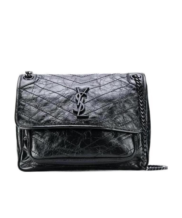 Saint Laurent Medium Niki Shoulder Bag In Black