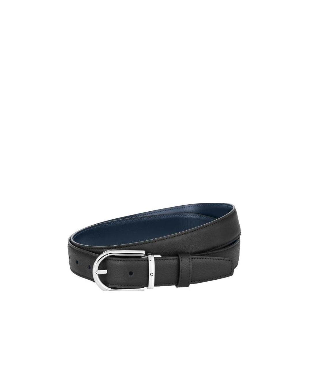 Montblanc Logo Belt In Black