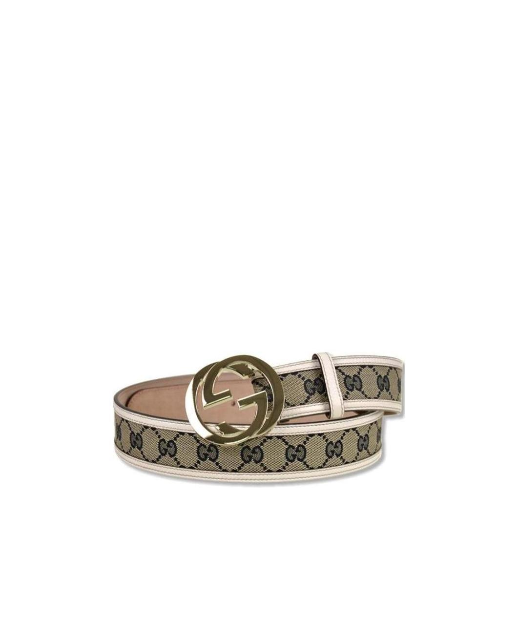 Gucci Double G Belt In Nude