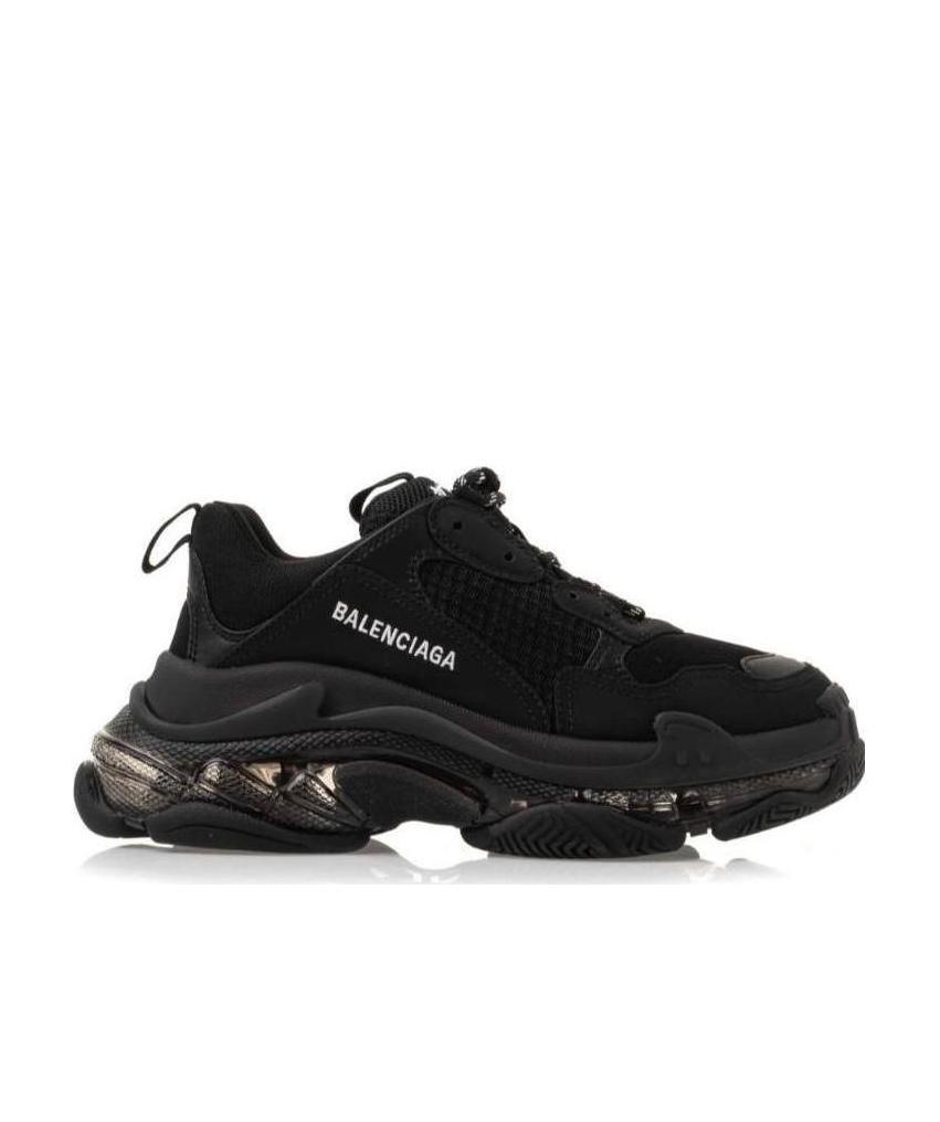 BALENCIAGA TRIPLE S CLEAR SOLE DA UOMO IN NERO