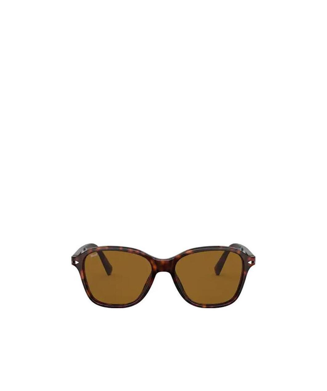 Persol Square Frame Sunglasses In Green