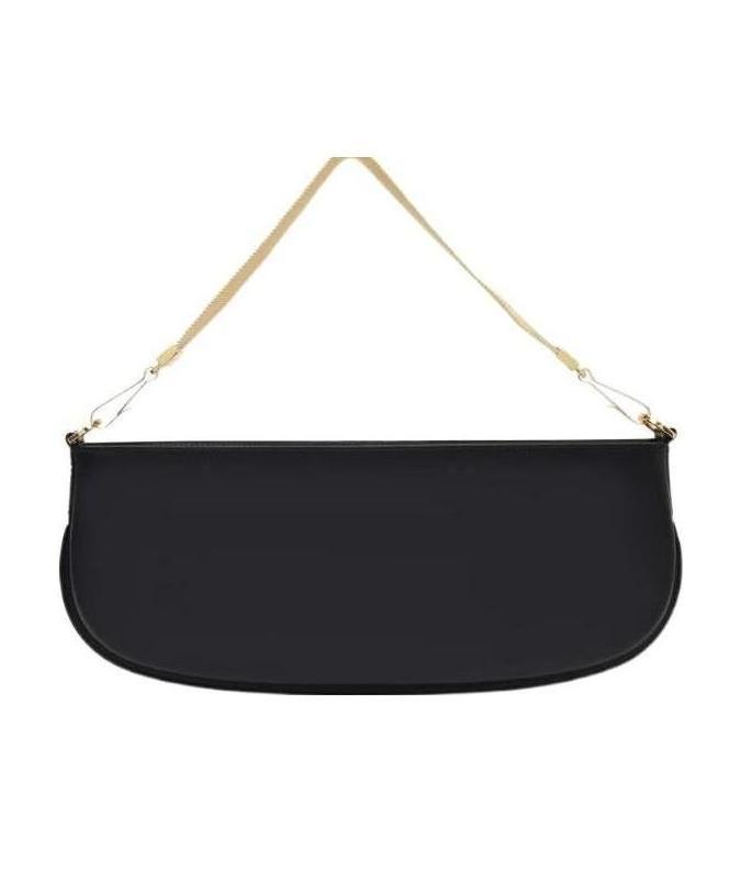 By Far Zip-up Curved Tote Bag