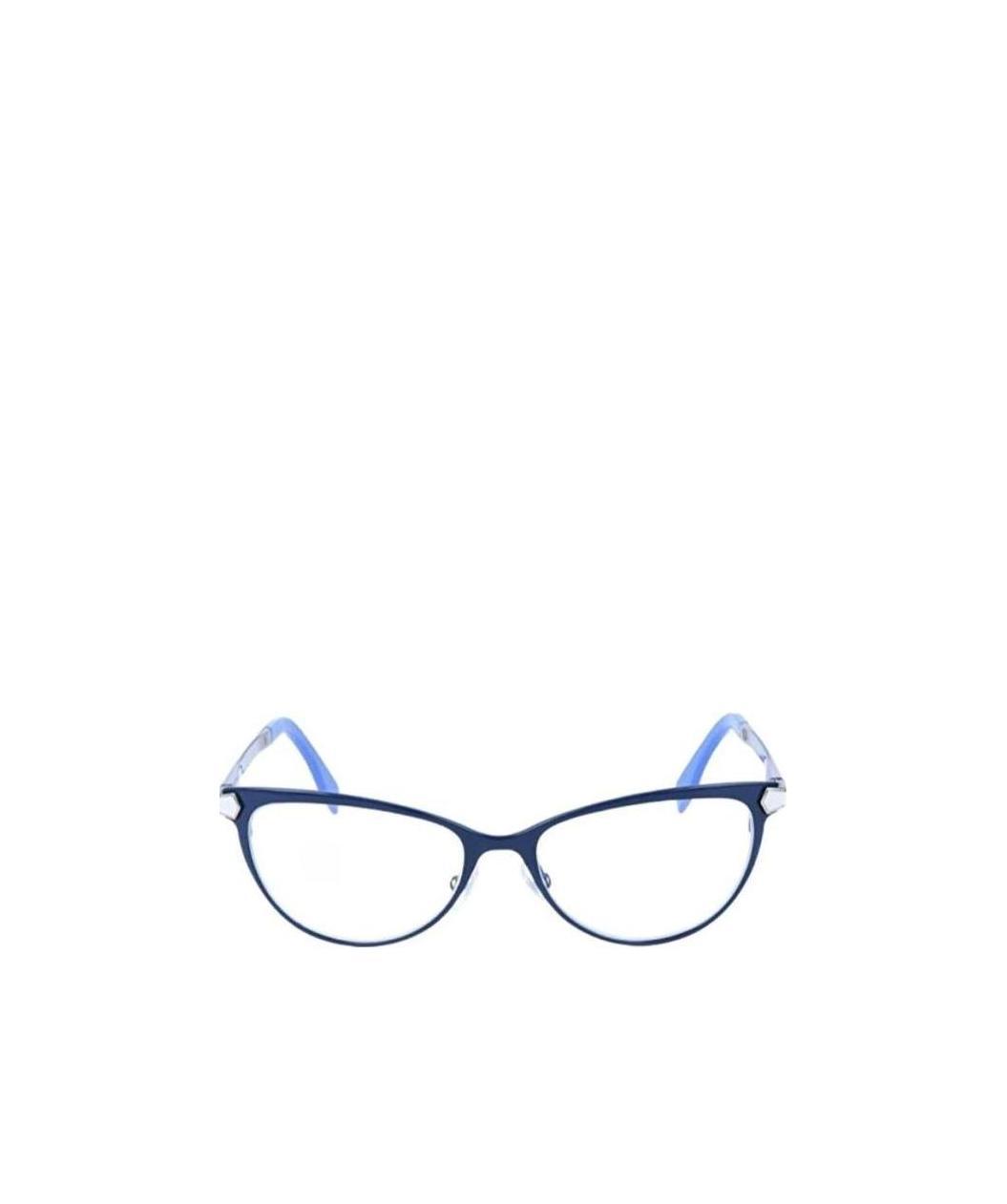 Fendi Logo Detail Flat Lens In Blue