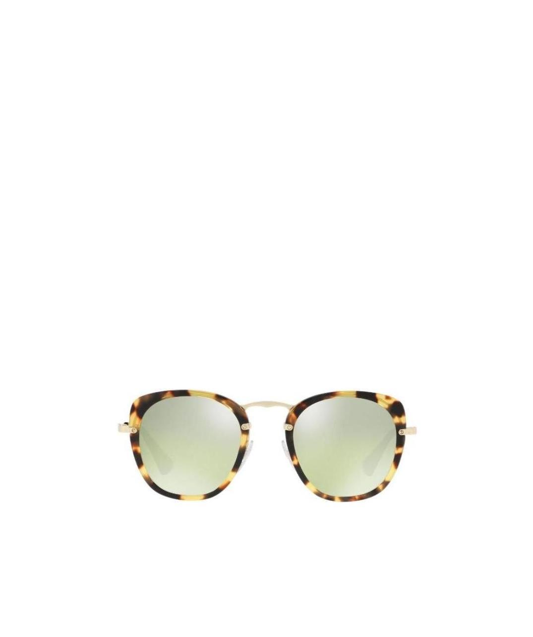 Prada Logo Sunglasses In Multicolor