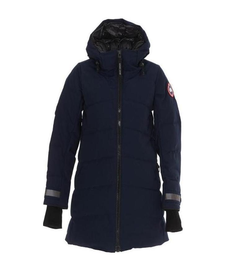 Canada Goose Merritt Padded Parka Coat In Black
