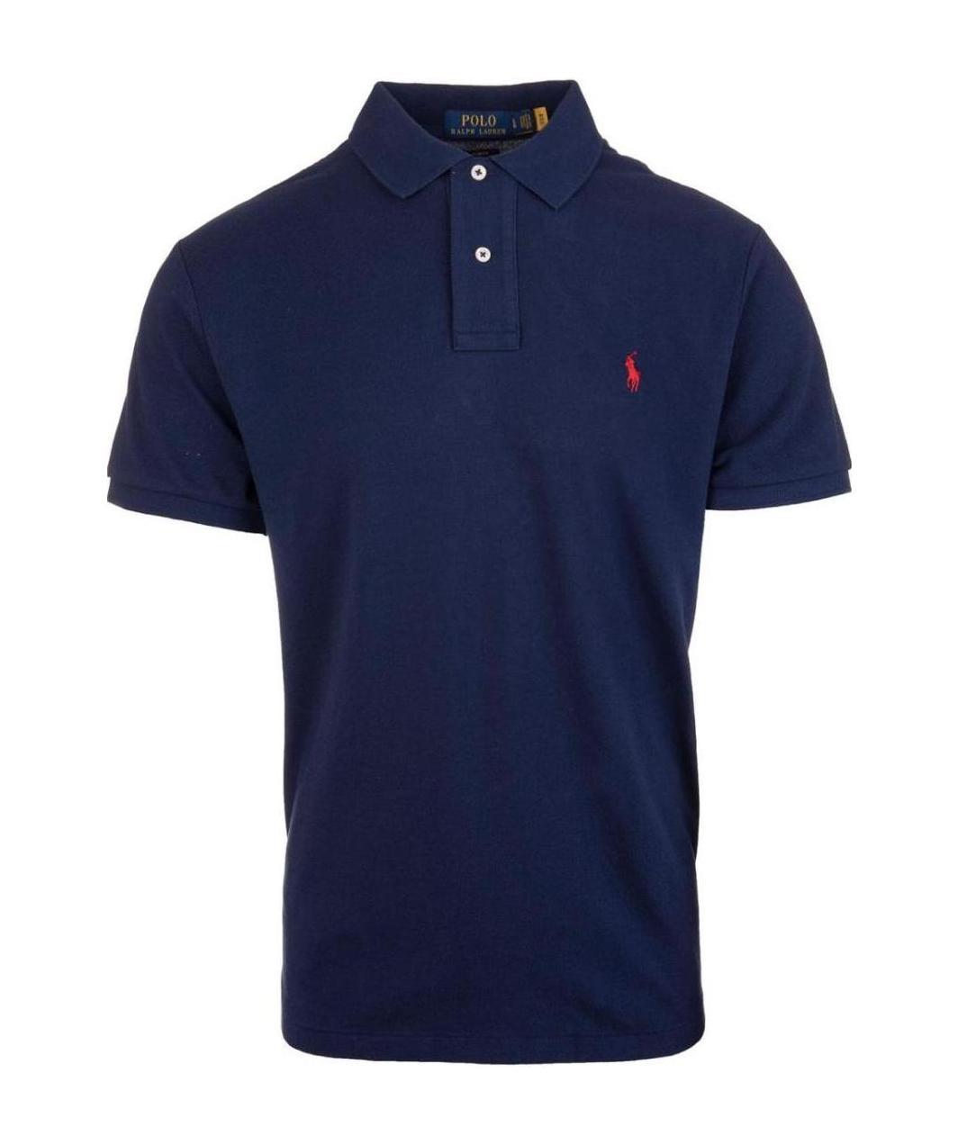 Shop Polo Ralph Lauren Polo Pony Embroidered Polo Shirt In Blue