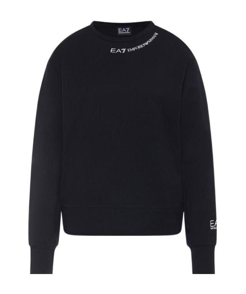 EA7 LOGO LONG-SLEEVED SWEATER