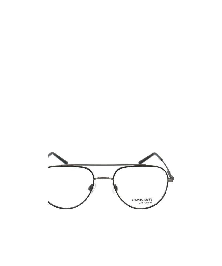 Calvin Klein Black Logo Flat Mirror In White