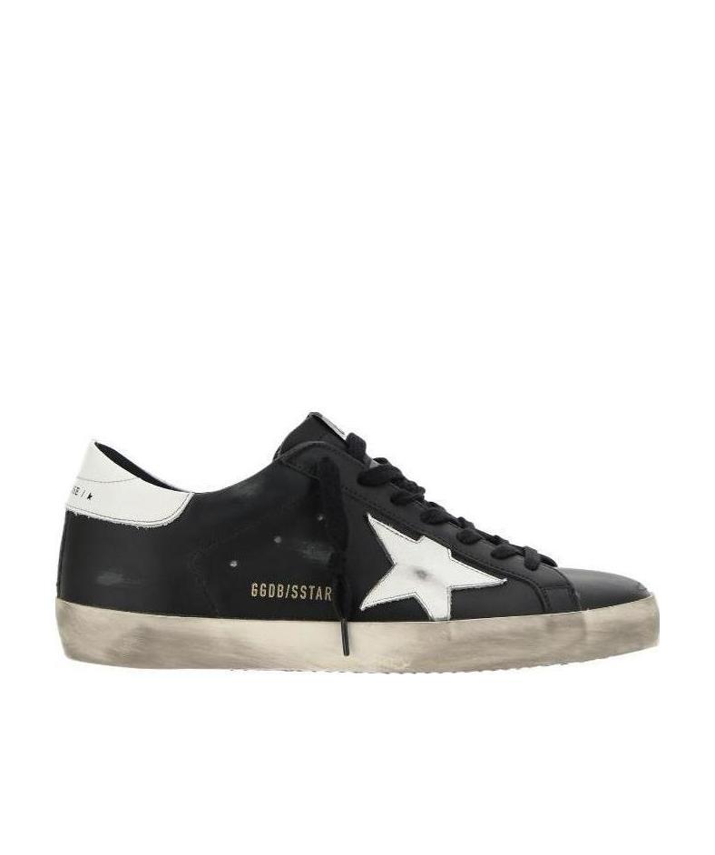 Golden Goose Superstar Leather Sneakers In White