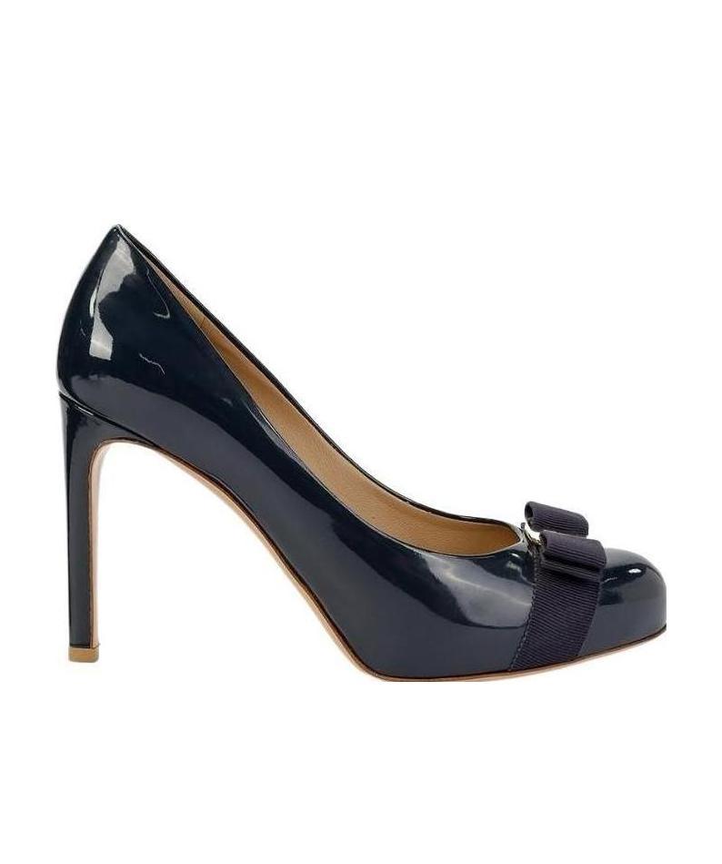 Ferragamo Shallow High-heeled Shoes In Black