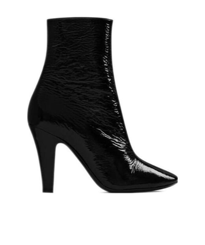 Saint Laurent 68 Zippers And Ankle Boots In Black