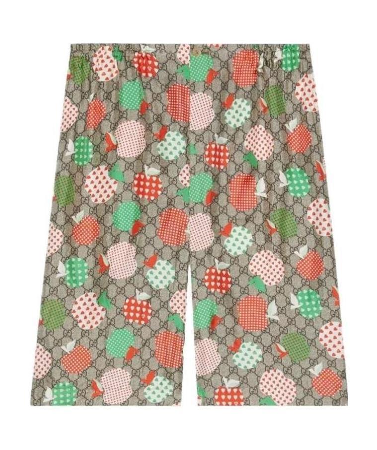 Gucci Apple-print Shorts