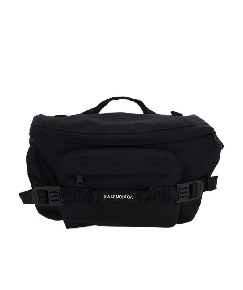Balenciaga Army Belt Bag In Black