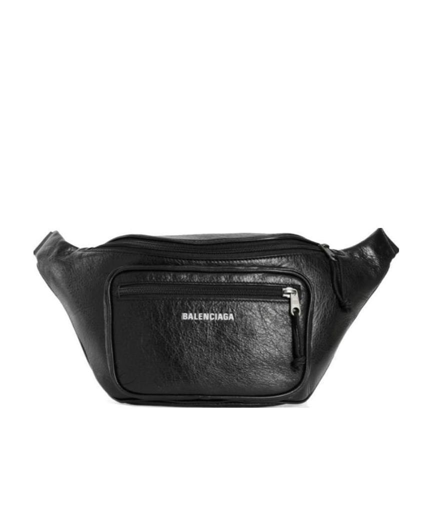 Balenciaga Explorer Belt Bag In Black