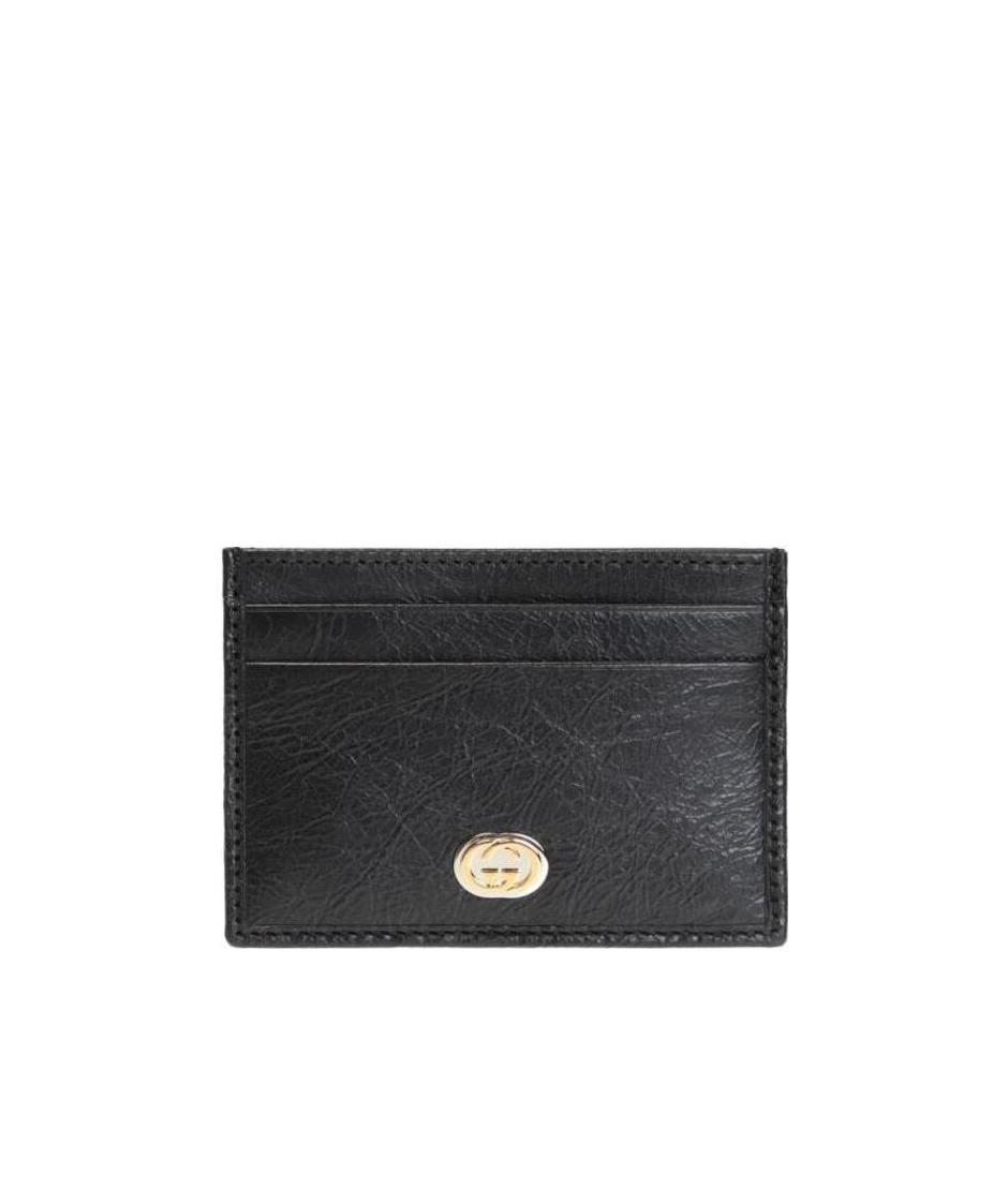 Gucci Logo Wallet In Black