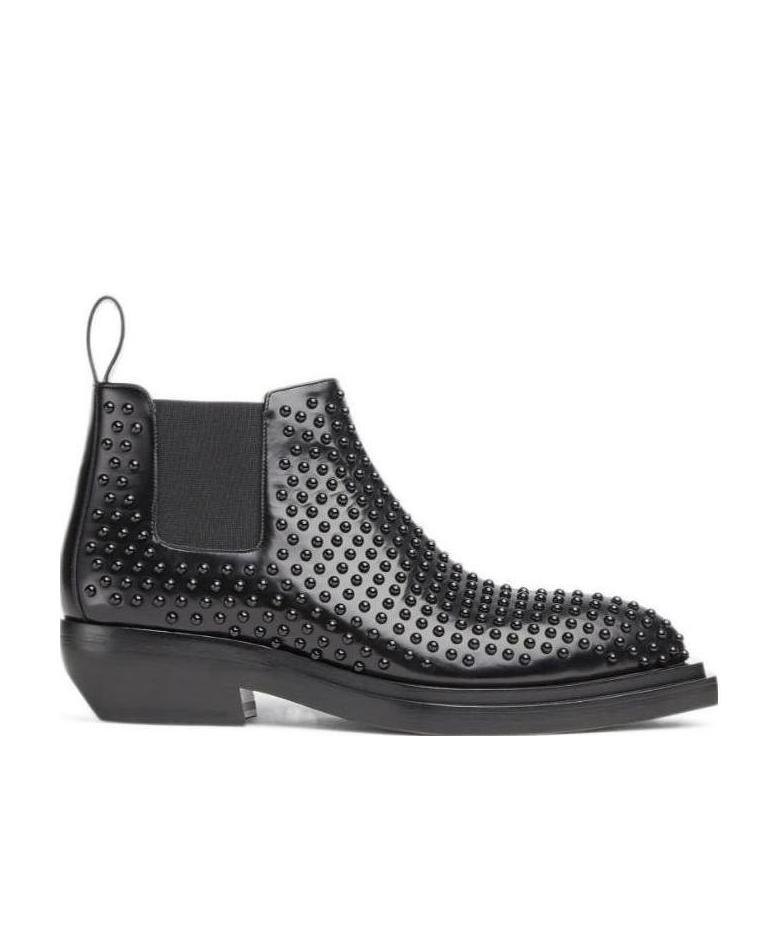BOTTEGA VENETA RIVET ZIPPER BOOTS